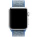 Curea iUni compatibila cu Apple Watch 1/2/3/4/5/6/7, 40mm, Nylon Sport, Woven Strap, Blue