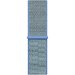 Curea iUni compatibila cu Apple Watch 1/2/3/4/5/6/7, 40mm, Nylon Sport, Woven Strap, Blue